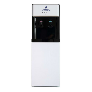 Freestanding Plumbed-In Water Cooler (White)