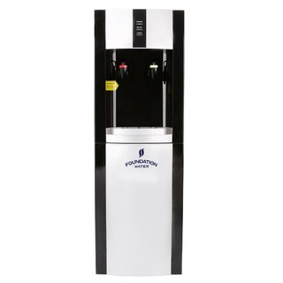 Freestanding Plumbed-In Water Cooler (Grey/Black)