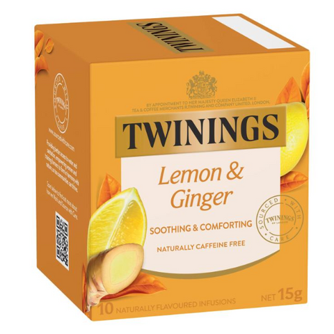Twinings Lemon & Ginger 10s Env