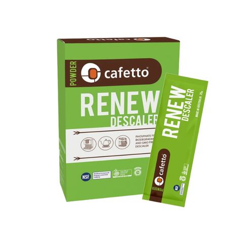 Cafetto Renew Descaler 6 x 25g Sachet Box