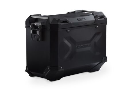 TRAX ADVENTURE SIDE CASE LEFT SW MOTECH ALUMINUM 45L BLACK