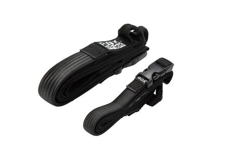 SW MOTECH ROK STRAPS 2 ADJUSTABLE STRAPS BLACK 310-1060 MM SIZE ADJUSTABLE STRAPS WITH ELASTIC BAND