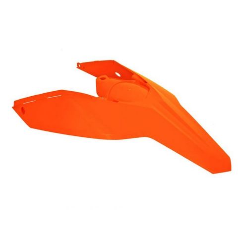 REAR FENDER RTECH ORANGE KTM 125 200 250 300 EXC 250 450 530 EXC F 08-11