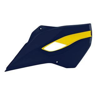 RADIATOR SHROUDS RTECH BLUE YELLOW HUSQVARNA FC FE TC TE