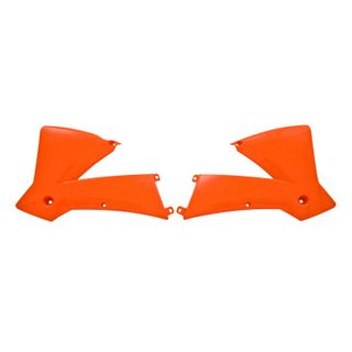 RADIATOR SHROUDS RTECH ORANGE KTM 85 SX 06-12