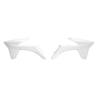 RADIATOR SHROUDS RTECH WHITE KTM EXC SX EXCF SXF