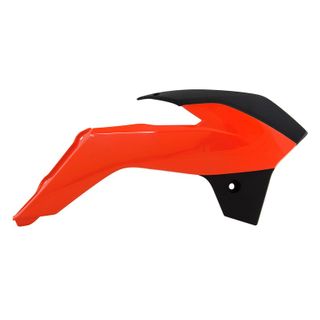 RTECH RADIATOR SHROUDS  KTM 85SX 13-17 ORANGE BLACK