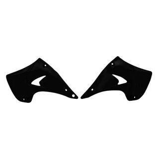 RADIATOR SHROUDS RTECH BLACK KAWASAKI KX125 03-10 KX250 03-08