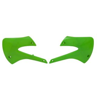 RADIATOR SHROUDS RTECH GREEN KAWASAKI KX100 04-13 KX85 98-12