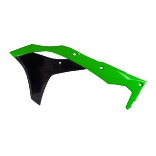 RADIATOR SHROUDS RTECH GREEN BLACK KAWASAKI KX250 KX250F 17-20