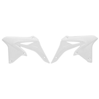 RADIATOR SHROUDS RTECH WHITE SUZUKI RMZ250 10-18