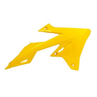 RADIATOR SHROUDS RTECH YELLOW SUZUKI RMZ250 19-ON RMZ450 18-ON