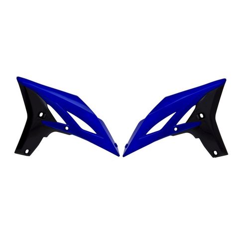 RADIATOR SHROUDS RTECH BLUE BLACK YAMAHA WR450F 12-15 YZ250F 10-13