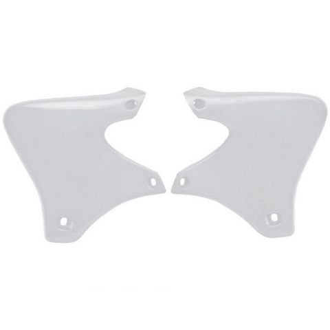 RADIATOR SHROUDS RTECH YZ400F YZ426F YZ250F WR400F WR426F 00-02 WR250F 01-02 WHITE