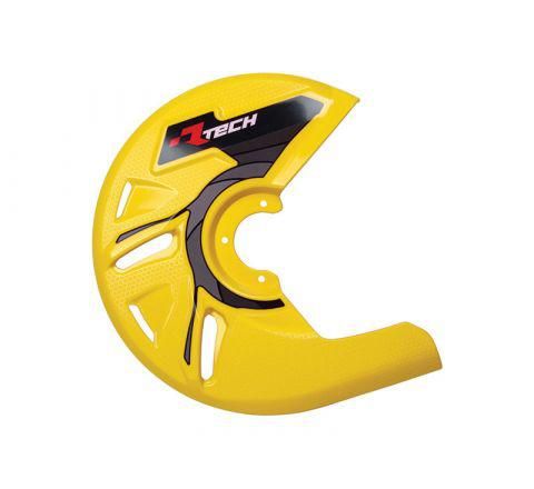 DISC GUARD RTECH YELLOW HUSQVARNA FX350 TE125 TE250 TE300 TX300 SUZUKI RMX450 RMZ450