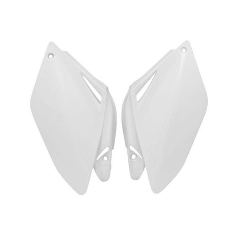 SIDE PANELS RTECH WHITE HONDA CRF250R 06-09