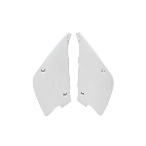 SIDE PANELS RTECH WHITE KAWASAKI KX100 04-13 KX85 98-13