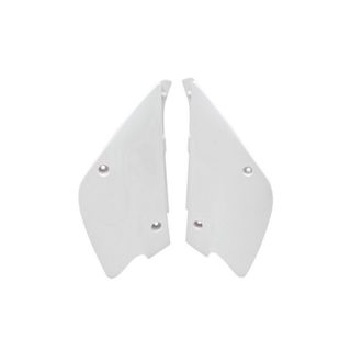 SIDE PANELS RTECH WHITE KAWASAKI KX100 04-13 KX85 98-13