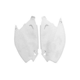 SIDE PANELS RTECH WHITE KAWASAKI KX125 03-10 KX250 03-10