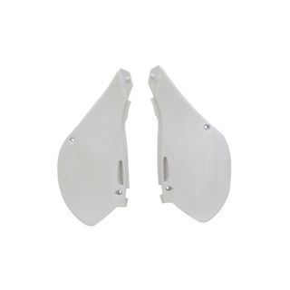 SIDE PANELS RTECH WHITE KAWASAKI KX125 99-02 KX250 99-02