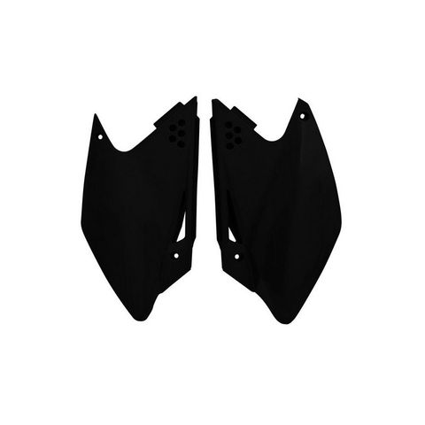 SIDE PANELS RTECH BLACK KAWASAKI KX250F 06-08