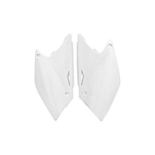 SIDE PANELS RTECH WHITE KAWASAKI KX250F 04-05 SUZUKI RMZ250 04-06