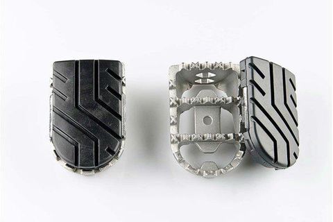 FOOTREST KIT SW MOTECH ION MADE FROM CORROSION RESISTANT CAST STAINLESS STEEL BMW G310GS 17-20