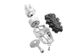 FOOTREST KIT SW MOTECH EVO BMW R1200GS 16-18 R1200GS ADV 13-18 R1200GS LC 12-18 R1250 ADV 18-21