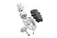 FOOTREST KIT SW MOTECH EVO BMW F750GS F850GS F850GS ADVENTURE S1000XR