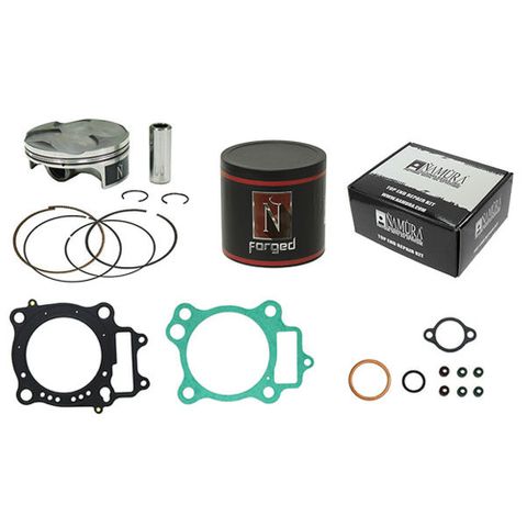 TOP END KIT NAMURA WITH FORGED PISTON KIT & TOP GASKET SET HONDA CRF250R 04-09 CRF250X 04-17 77.96MM