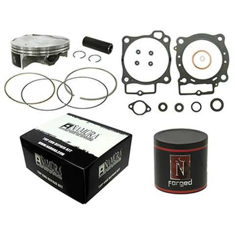 TOP END KIT NAMURA W/ FORGED PISTON KIT & TOP GASKET SET HONDA CRF450R 17-20 CRF450RX 17-19 95.96MM