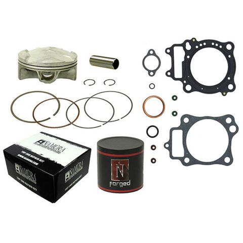 TOP END KIT NAMURA INCLUDES FORGED PISTON KIT & TOP GASKET SET, HONDA CRF250R 16-17 76.76MM