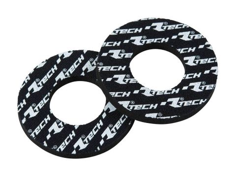 HANDLEBAR GRIP DOUNT RTECH ANTI BLISTER SOLD IN PAIRS BLACK