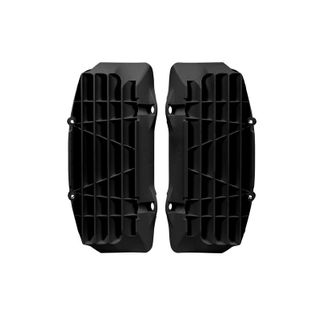 RADIATOR LOUVERS RTECH KTM HUSQVARNA FULL COVERAGE & STRONGER THAN STOCK LOUVER  BLACK