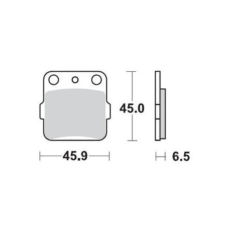 BRAKE PAD MOTO MASTER NITRO SINTERED FRONT AND REAR HONDA SUZUKI YAMAHA