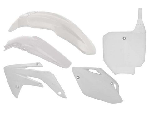 PLASTIC KIT RTECH FRONT& REAR FENDERS SIDEPANELS& RADIATOR SHROUDS& FRONT NUMBERPLATE HONDA CRF150R