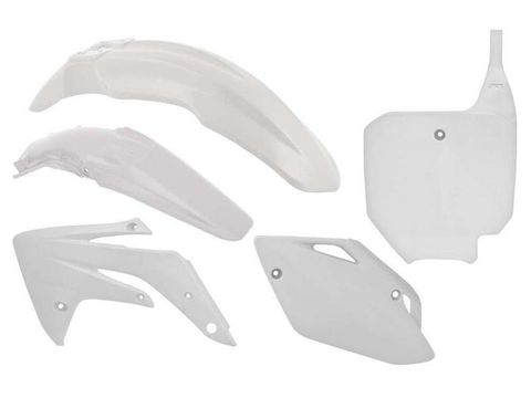 PLASTICS KIT RTECH 5 PIECE WHITE HONDA CRF150R 07-ON