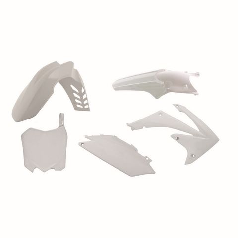 PLASTICS KIT RTECH 5 PIECE WHITE HONDA CRF250R 11-13 CRF450R 11-12