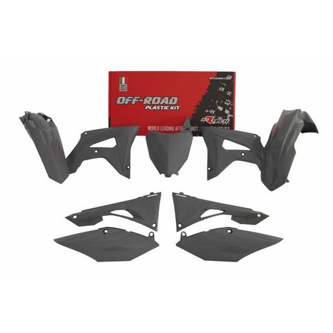 PLASTICS KIT RTECH HONDA CRF250R 19-21 CRF450 19-20 QUANTUM GREY