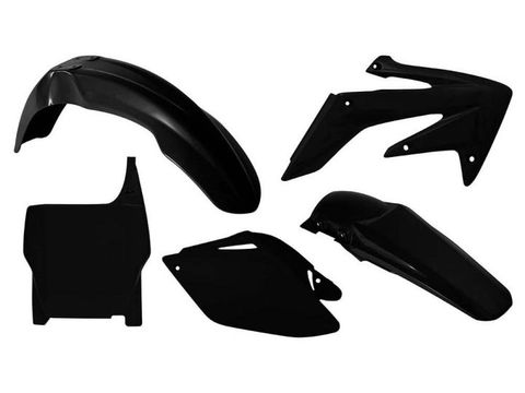 PLASTICS KIT RTECH 5 PIECE BLACK HONDA CRF250R 06-07