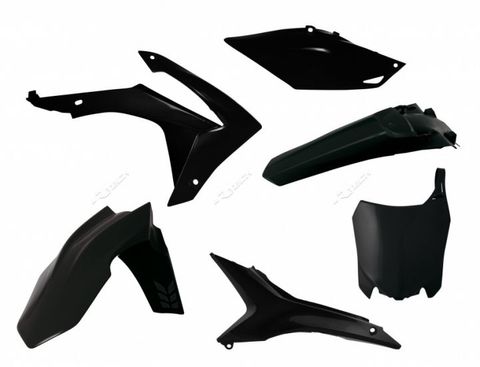 PLASTIC RTECH FRONT/REAR FENDER RADIATORSHROUD SIDEPANEL AIRBOX COVER&FRONTNUMBERPLATE CRF250R 450R