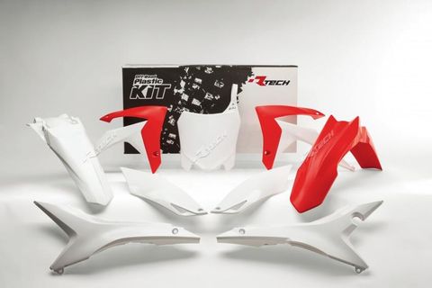 PLASTIC RTECH FRONT/REAR FENDER RADIATORSHROUD SIDEPANEL AIRBOXCOVER &FRONT NUMBERPLATE CRF250R 450R