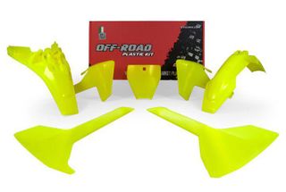 PLASTICS KIT RTECH 5 PIECE NEON YELLOW HUSQVARNA TC85 18-ON