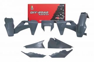 PLASTICS KIT RTECH 6 PIECE QUANTUM GREY HUSQVARNA FE TE