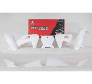 PLASTICS KIT RTECH 6 PIECE WHITE HUSQVARNA FC FX TC TX