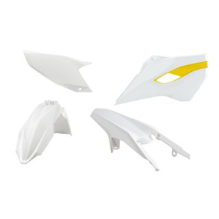 PLASTICS KIT RTECH 4 PIECE WHITE YELLOW HUSQVARNA FE TE 15-16