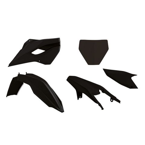 PLASTICS KIT RTECH 5 PIECE BLACK HUSQVARNA FC TC