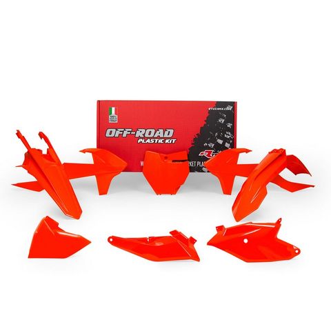 PLASTICS KIT RTECH 6 PIECE NEON ORANGE KTM 85 SX 18-ON