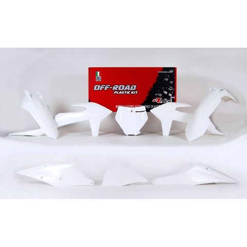 PLASTICS KIT RTECH 6 PIECE WHITE KTM SX XC SX-F XC-F