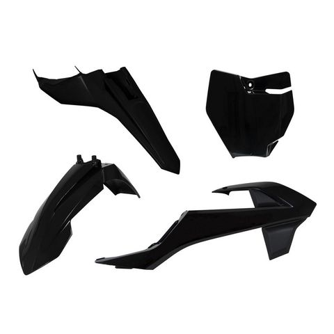 PLASTICS KIT RTECH 4 PIECE BLACK GAS GAS MC65 21-23 KTM 65 SX 16-23